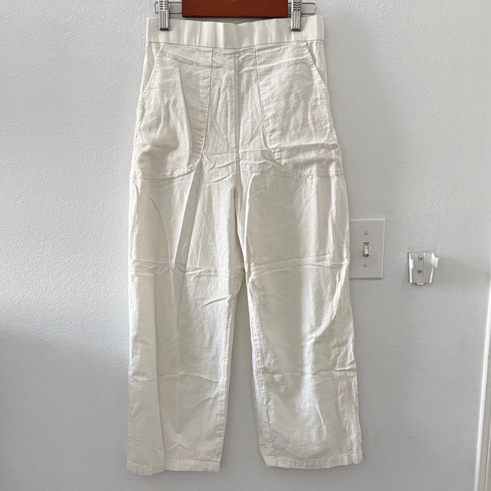 Above Ankle White Pants